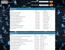 Tablet Screenshot of mtracking.mtecresults.com